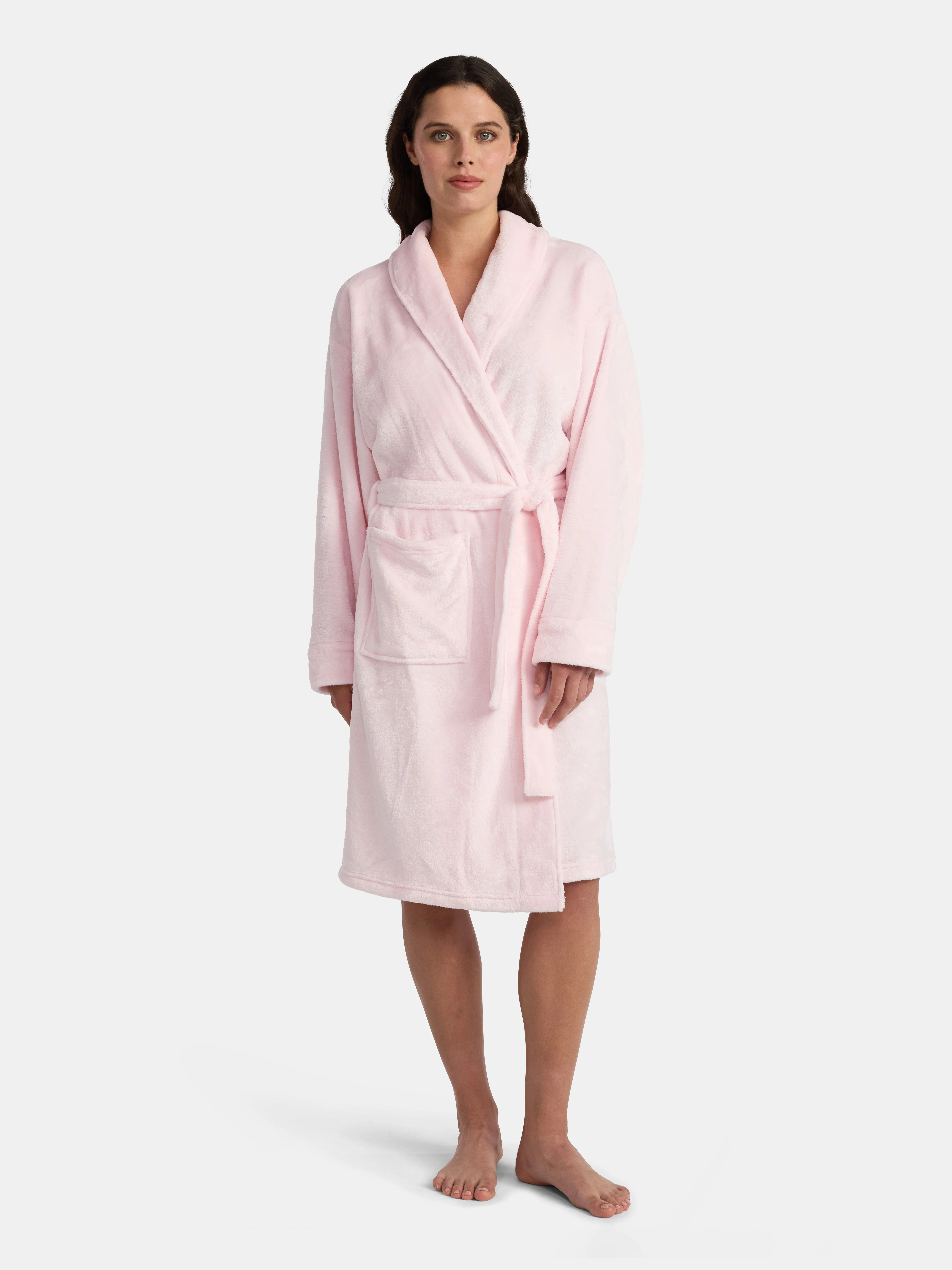 Jaclyn Women's Plush Robe, Sizes S-3X - Walmart.com | Walmart (US)