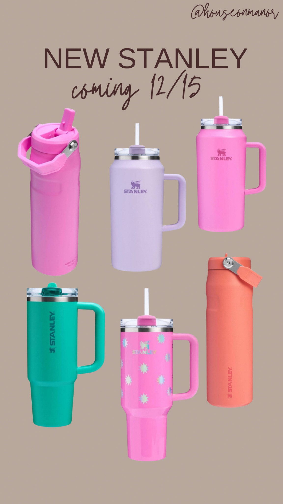 NEW Stanley tumblers coming 12/15! Great gift idea!

#LTKFindsUnder100 #LTKHome #LTKGiftGuide