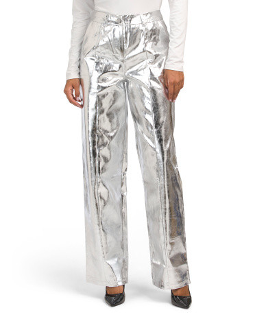 Zelda Metallic Pants | TJ Maxx