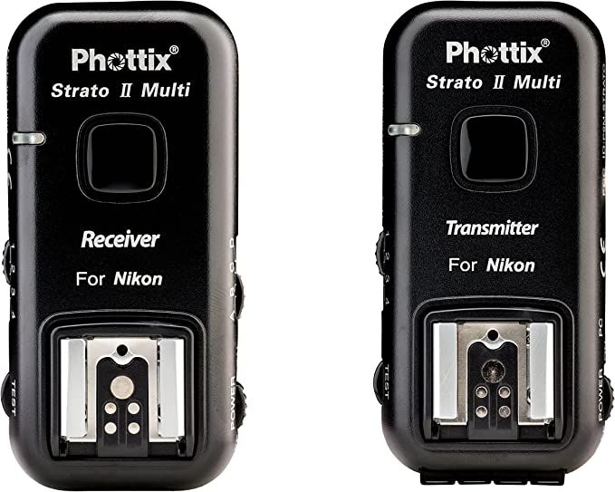 Phottix Strato II Wireless Flash Trigger Multi 5-in-1 Set for Nikon - Transmitter and Receiver (P... | Amazon (US)