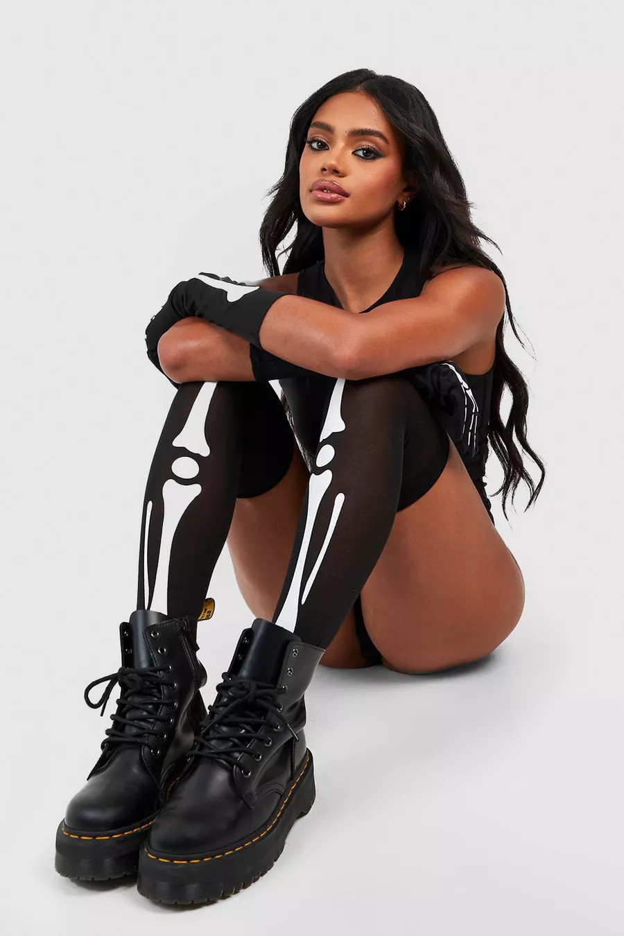 Halloween Skeleton Socks | boohoo (US & Canada)