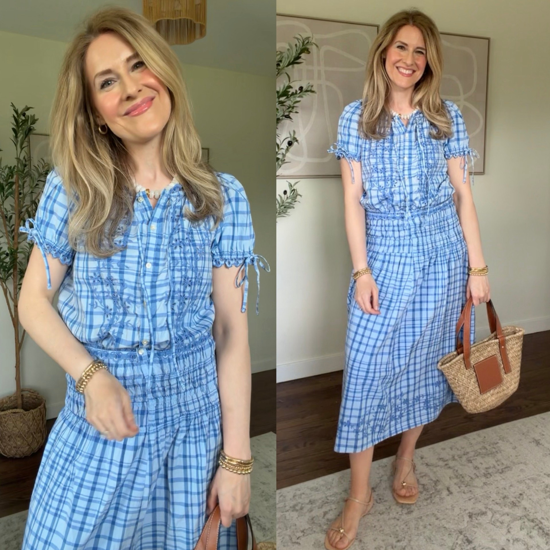 Walmart matching set sold separately, I got the top for $1 on clearance so I couldn’t resist! Looks so high end. Fit is tts. Love the skirt with a simple tee, or pair the top with jeans for a cute outfit. #walmartfashion