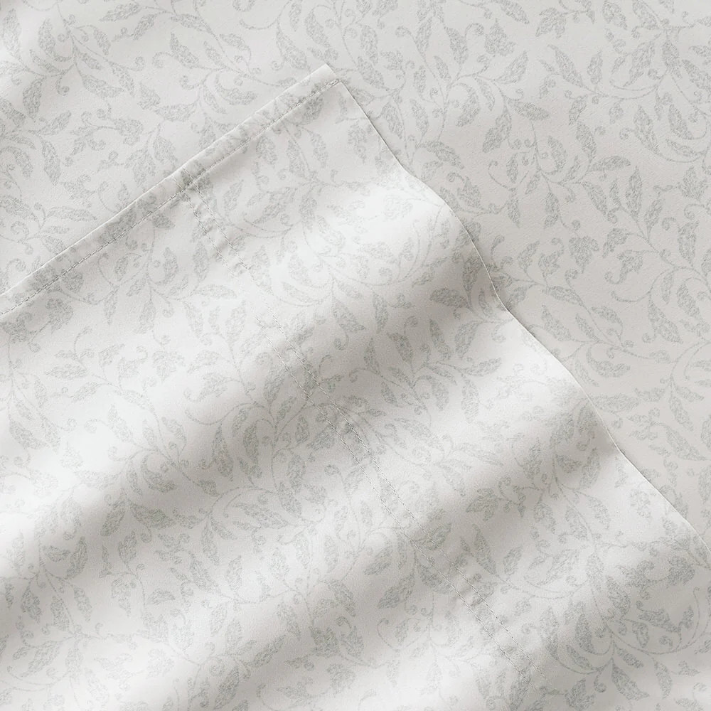 Romantic Vines 4-Piece Long Staple Cotton Sheet Set | Linens and Hutch