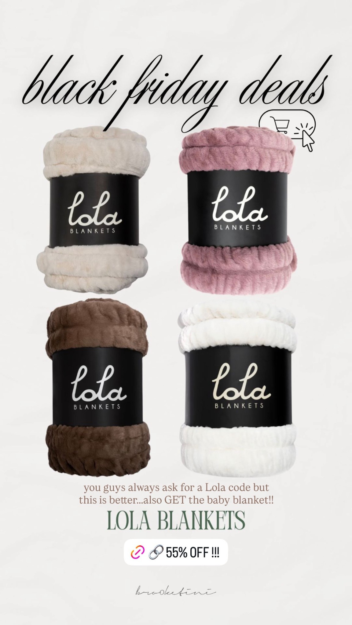 55% off Lola blanket sale 

#LTKGiftGuide #LTKHoliday #LTKCyberWeek