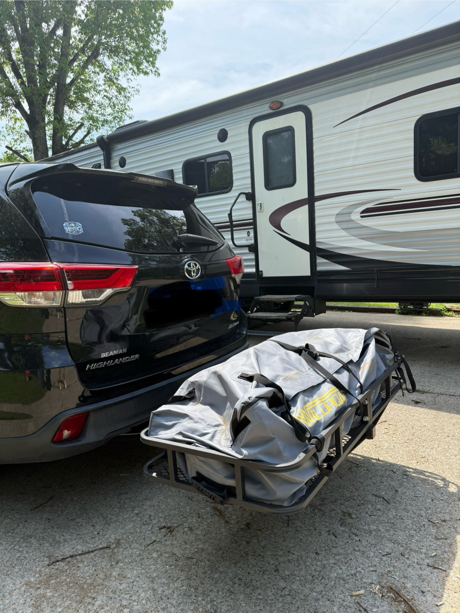 If you're a sports mom who carries a million ball bags plus needs to get groceries and haul other things but don't want to buy a new car- this rack is for you! 

#LTKHome #LTKFamily #LTKActive
