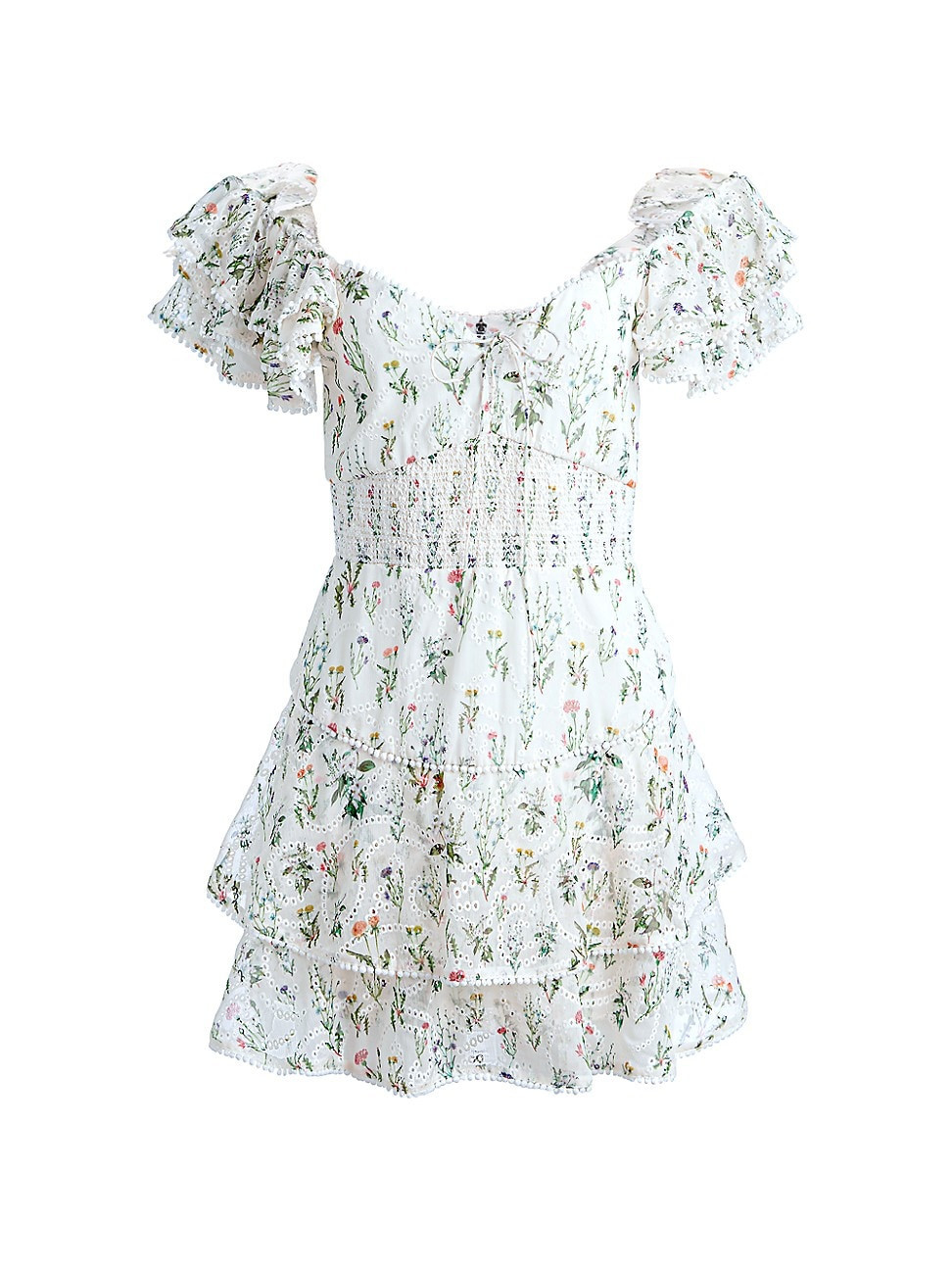 Women's Hartford Floral Eyelet Romper - Georgia Floral - Size 2 | Saks Fifth Avenue