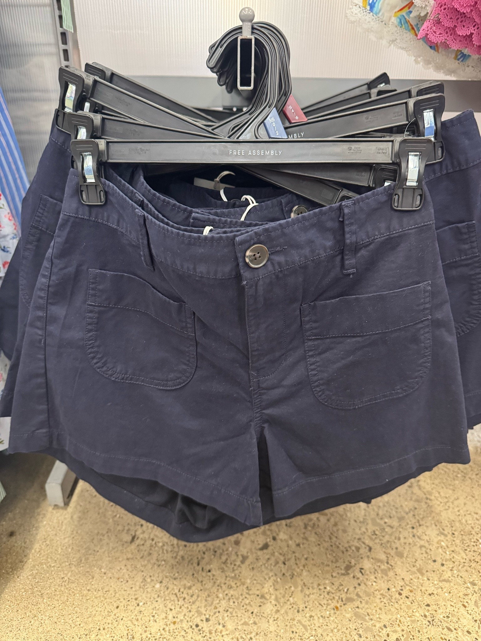 Walmart✨ Free Assembly Women's and Women's Plus High Rise Patch Pocket Denim Shorts, 3" Inseam, Sizes XS-4X

#LTKSeasonal #LTKOver40 #LTKTravel