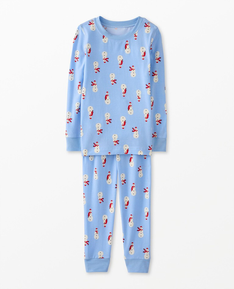 Kids Holiday Long John Pajama Set in HannaSoft™ | Hanna Andersson