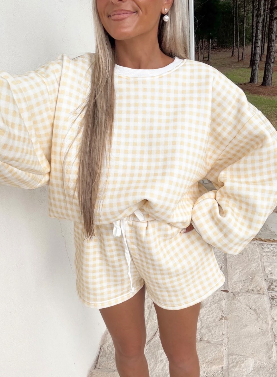 Gingham set just restocked💛

#LTKSeasonal #LTKootd #LTKgrwm