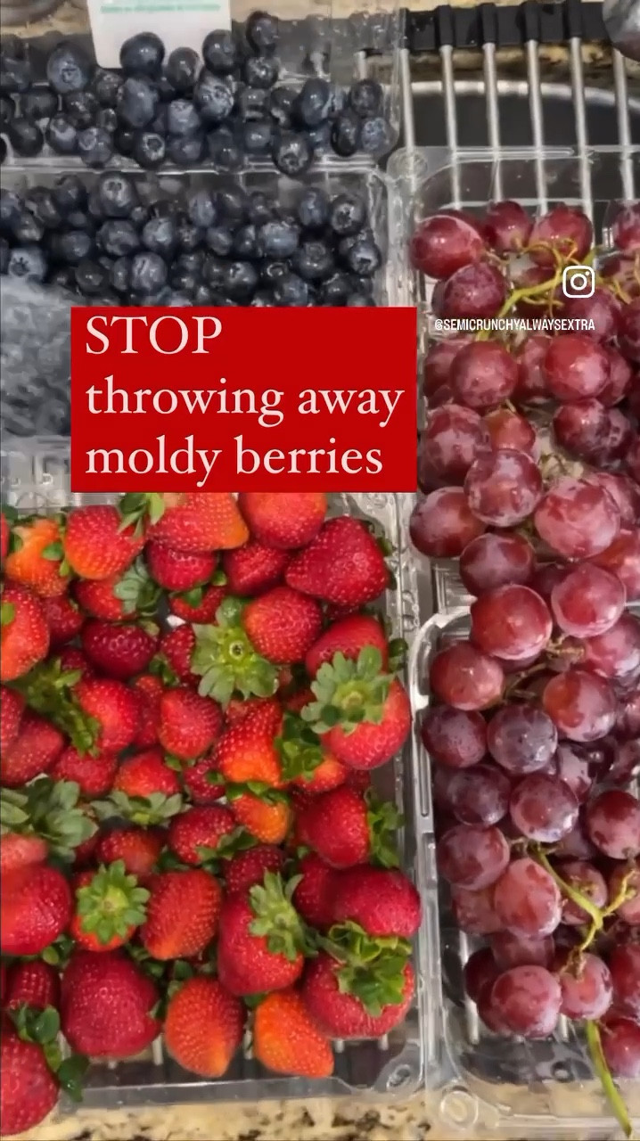 Stop throwing your berries away! These produce storage containers are the real MVP among the many kitchen goods I’ve tried. They keep our fruits, veggies, and salad lasting so much longer! I literally never have to throw berries away anymore. I have recommended these so many times, but have never really explained exactly how they work so well. 

The best part is the fact that you can wash the grapes/etc first and the container is designed to keep your produce stored in the ideal environment. The storage container actually IS a strainer/colander itself (so you could also store straight from the store, then wash as needed, like I do for broccoli). There’s a snap-on tray at the bottom to add water, to help produce items that need it to maintain adequate humidity, and air vents on each end of the box allowing you the option to close off or encourage airflow, again catering to the needs of your produce items. 

I love that there is no guess work involved in using these containers. Each container has examples of items you would put inside (leafy greens, peppers, grapes, etc.), as well as exactly how to store them, are printed directly on the lid. 

These are clear for keeping everything visible, so the kids are encouraged to help themselves to fresh healthy snacks! Having everything accessible and ready to eat is a game changer, and reduces food waste. These containers are my favorites hands down and will always have a spot on my LTK if you need them.🫐🍓🍇🍒

Related: food storage, how to store produce, refrigerator organization