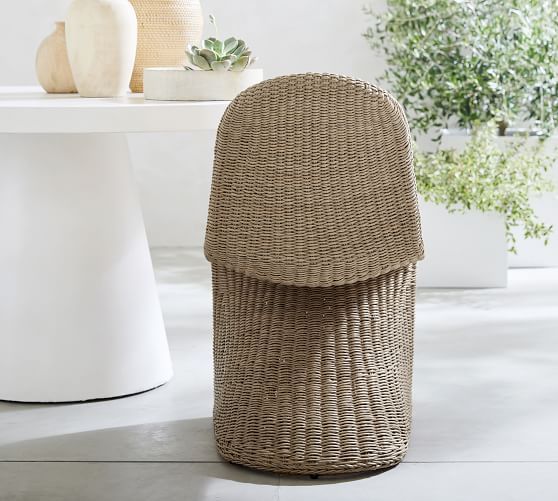 Encinitas All-Weather Wicker Dining Chair | Pottery Barn (US)