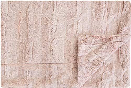 Minky Couture Premium Solid Color Blanket - Soft, Warm, Cozy, Comfortable, (Adult, Sorbet Blush) | Amazon (US)