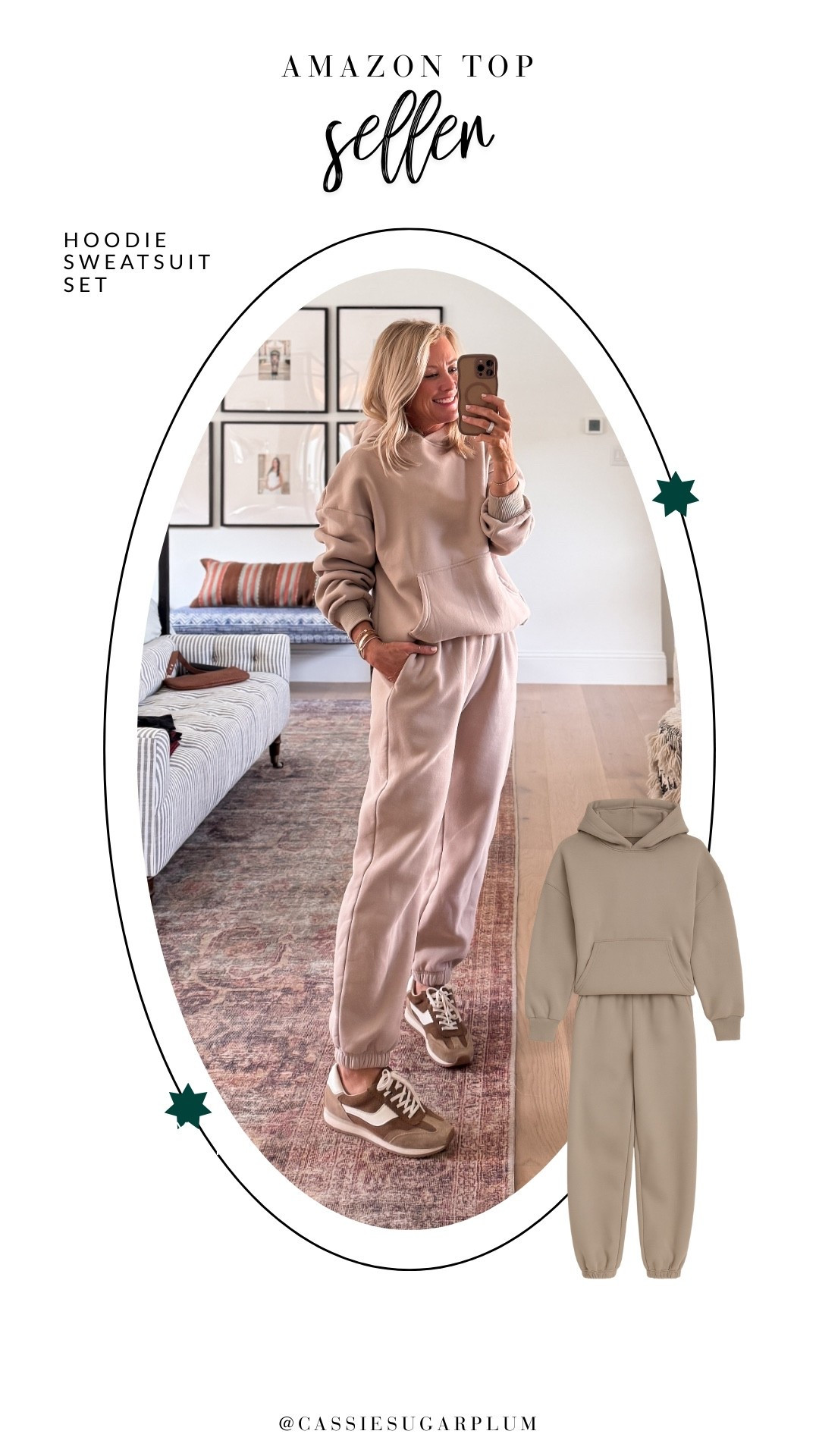 The comfiest hoodie sweatsuit set from Amazon. 🥰 So good for lounging at the house, or casual everyday looks!

#LTKOver40 #LTKGiftGuide #LTKHoliday