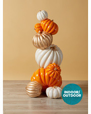 40in Indoor Outdoor Tumbling Pumpkins | HomeGoods