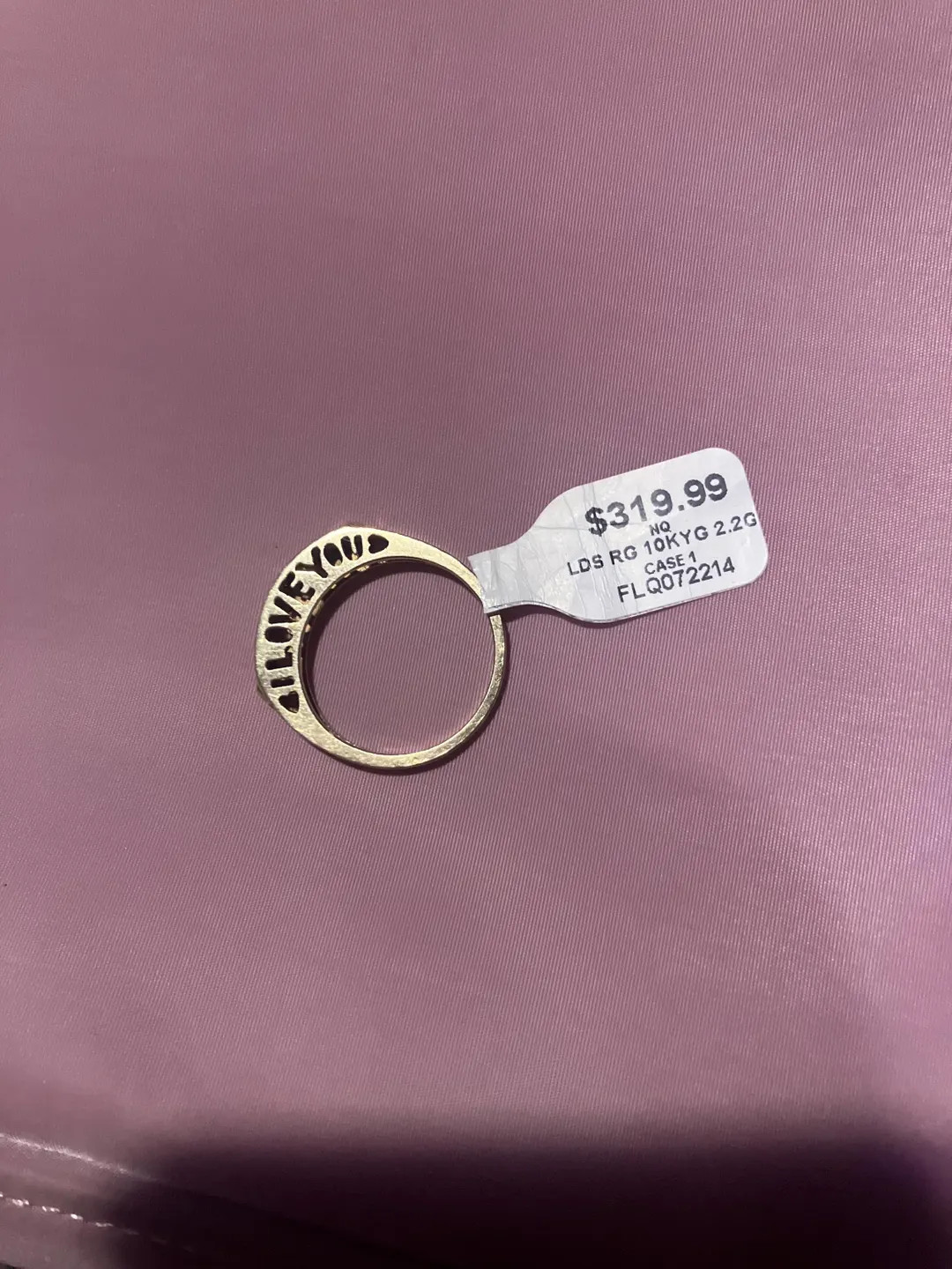 10k Sapphire and diamond I love you ring | Etsy (US)