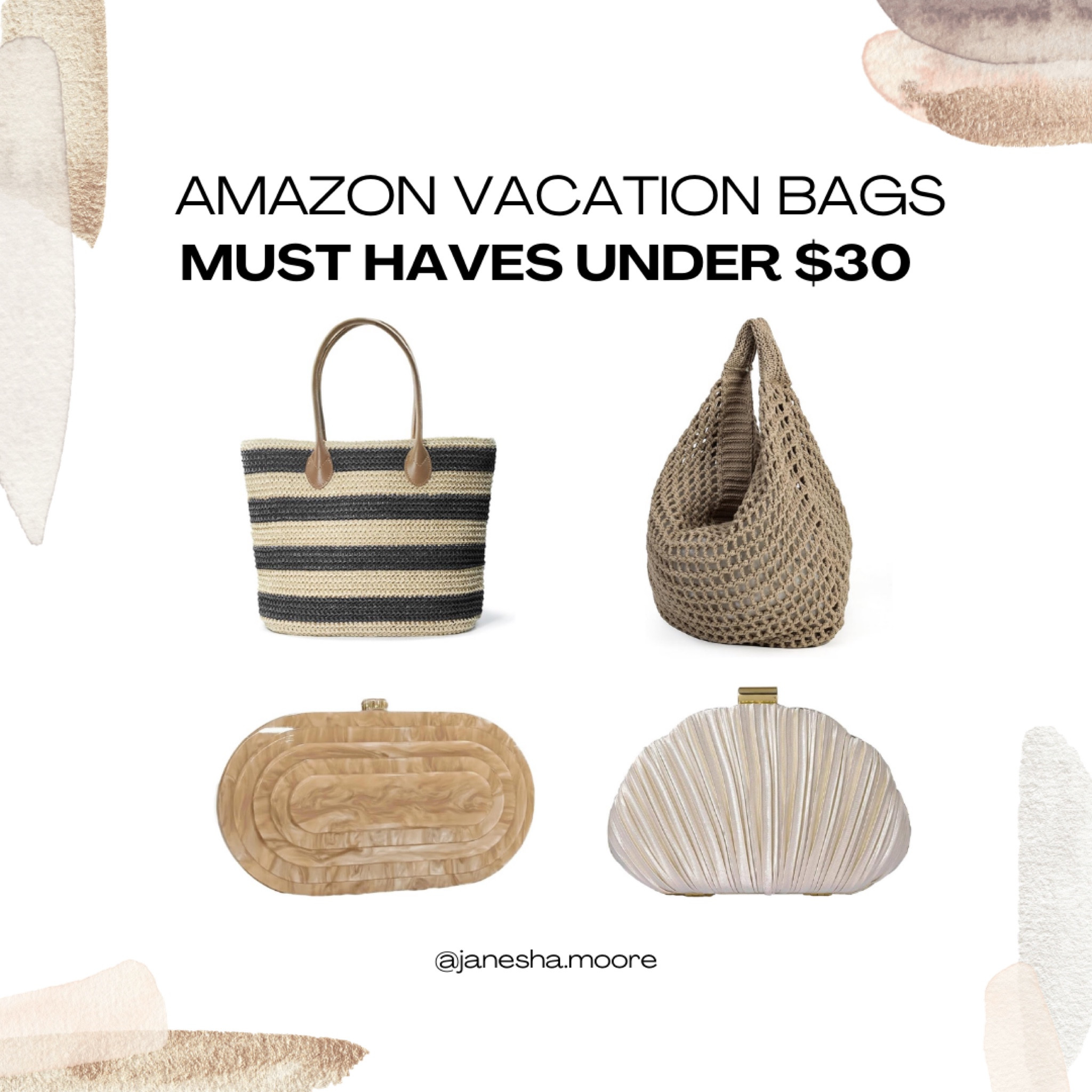 Amazon Vacation Bags Must-Haves Under $30

#LTKfindsunder50 #LTKstyletip