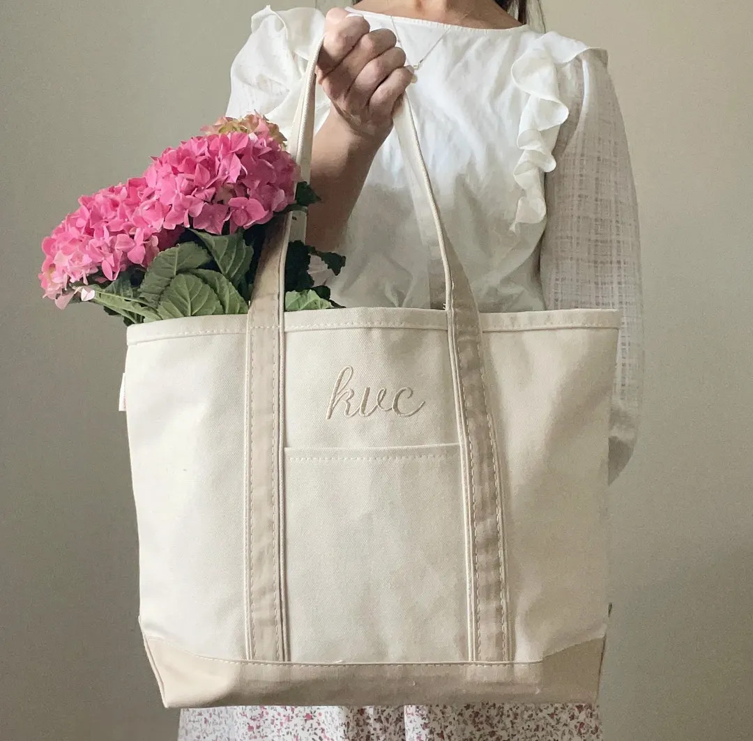 Custom Canvas Tote Bag - Canvas Tote Bag - Custom Text Tote - Gift for Her - Bachelorette Gift - ... | Etsy (US)