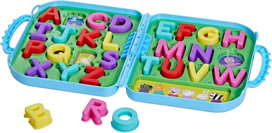 Peppa Pig Peppa’s Alphabet Case, ABC Toys, Puzzle Preschool Toys for 3 Year Olds and Up | Amazon (US)