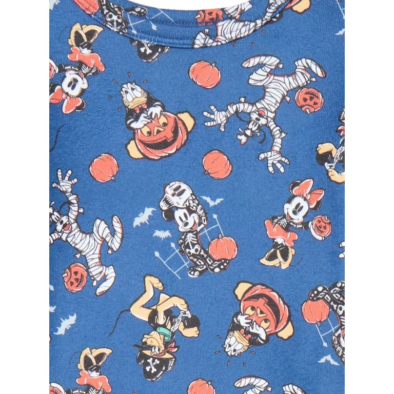 Disney Mickey Mouse Toddlers’ Halloween Pajama Top and Pants Set, 2-Piece, Sizes 12M-5T | Walmart (US)