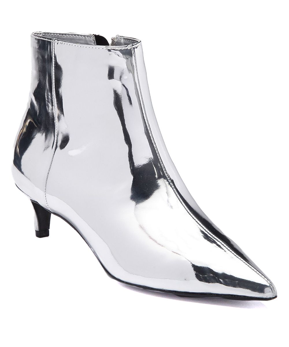 Charles by Charles David Women's Casual boots SILVER - Silver Kiss Bootie - Women | Zulily