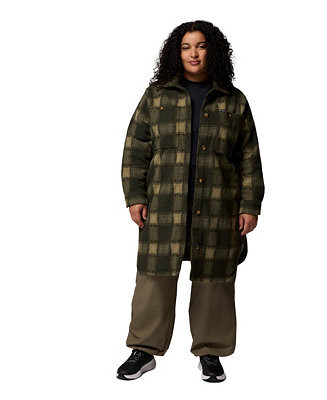 Plus Size Wildest Venture Long Fleece Coat | Macy's