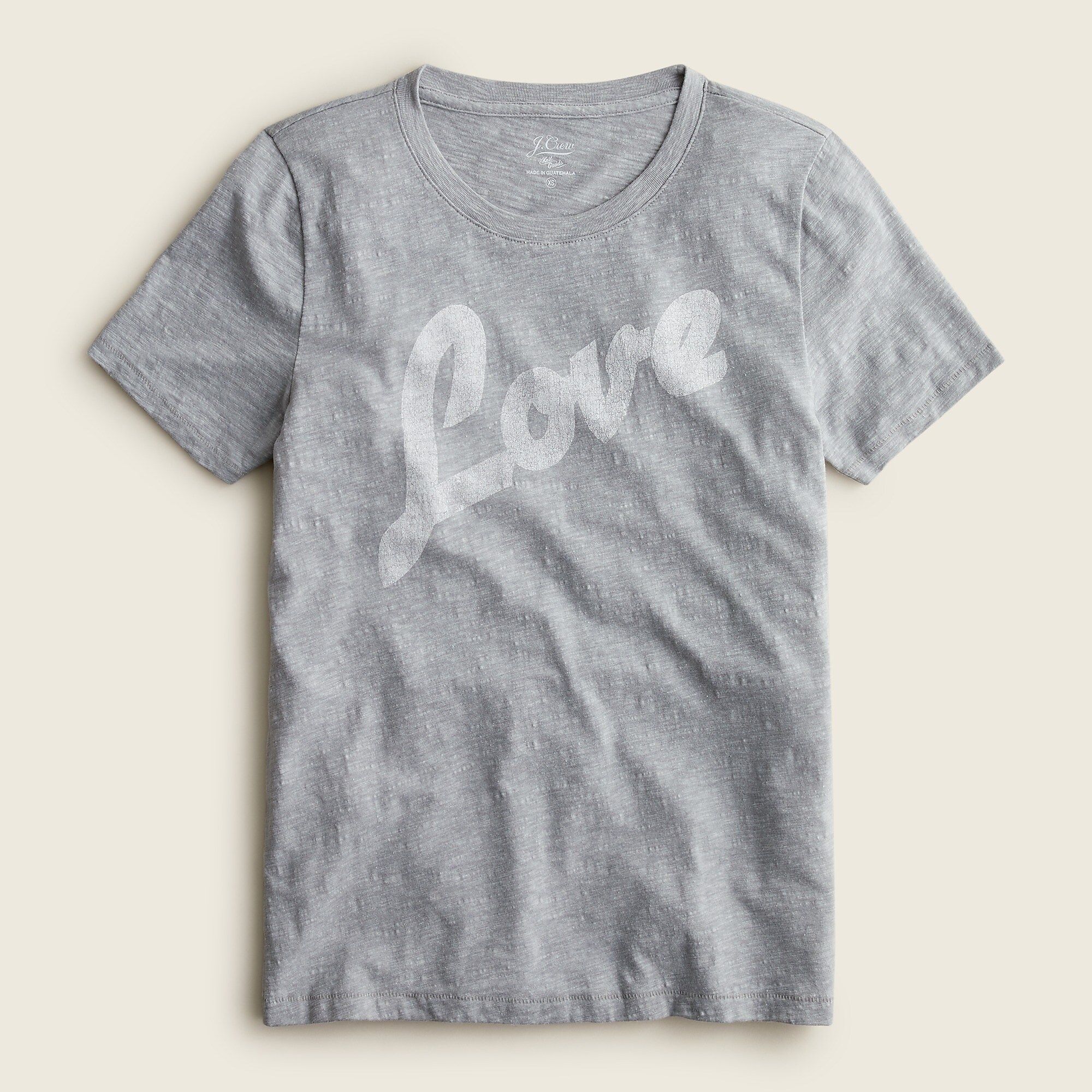 Vintage cotton "Love" crewneck T-shirt | J.Crew US