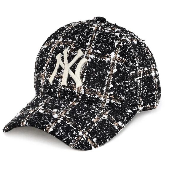 Stunning, trendy, chic black tweed winter baseball cap | Etsy (US)