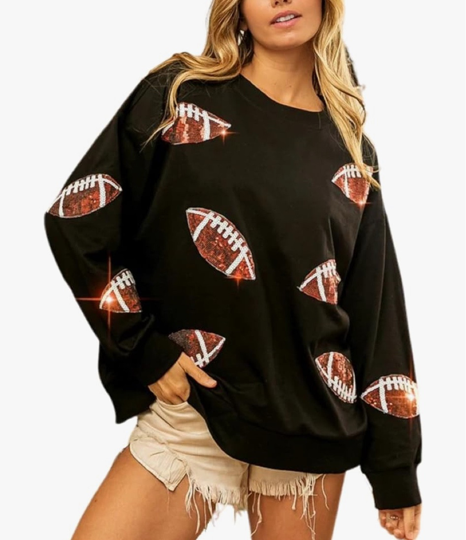 Game day sweatshirt on Amazon!! Football outfit idea!! 