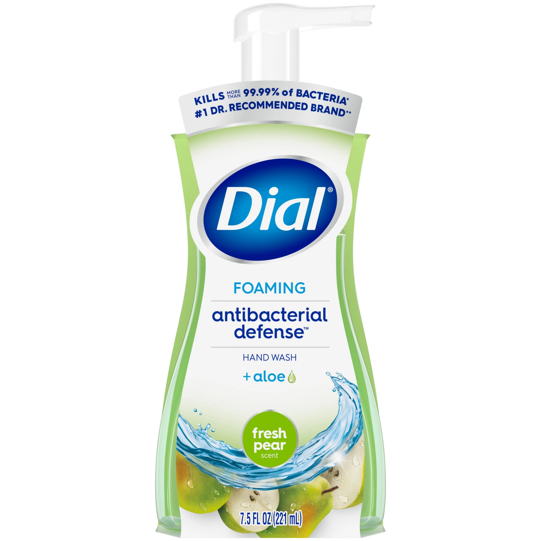 Dial Antibacterial Foaming Hand Wash, Fresh Pear, 7.5 fl oz | Walmart (US)