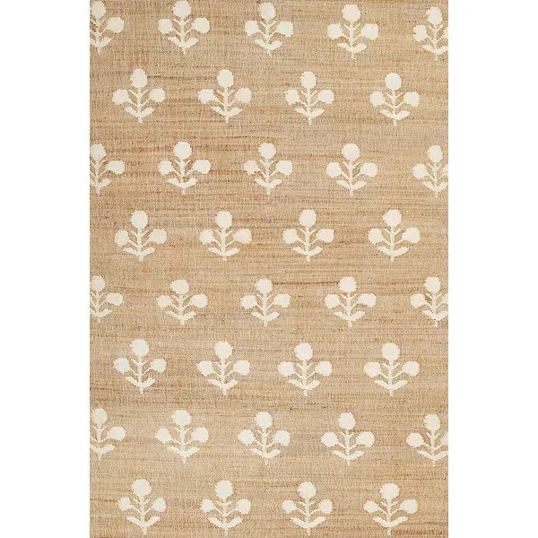 Erin Gates by Momeni Orchard Bloom Hand Woven Wool and Jute Rug - 3'6" X 5'6" - Natural | Bed Bath & Beyond