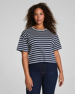 SPANX® Cotton Cropped Tee | Spanx