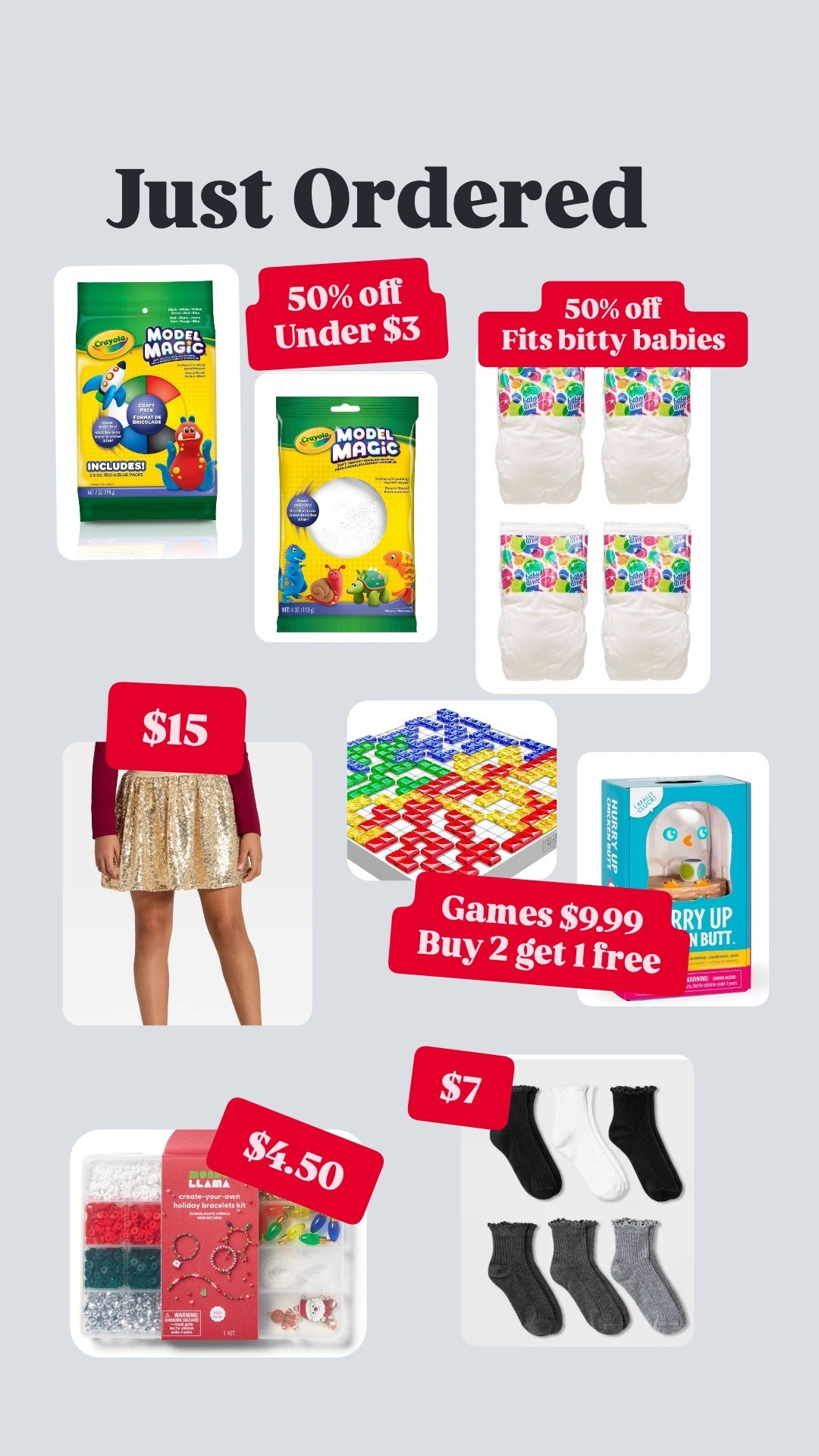 Huge CYBER MONDAY DEALSKids abby dolls, family games, arts and crafts, crayola, toddler toys, Christmas wish list, stocking stuffers

#LTKHoliday #LTKSaleAlert #LTKKids