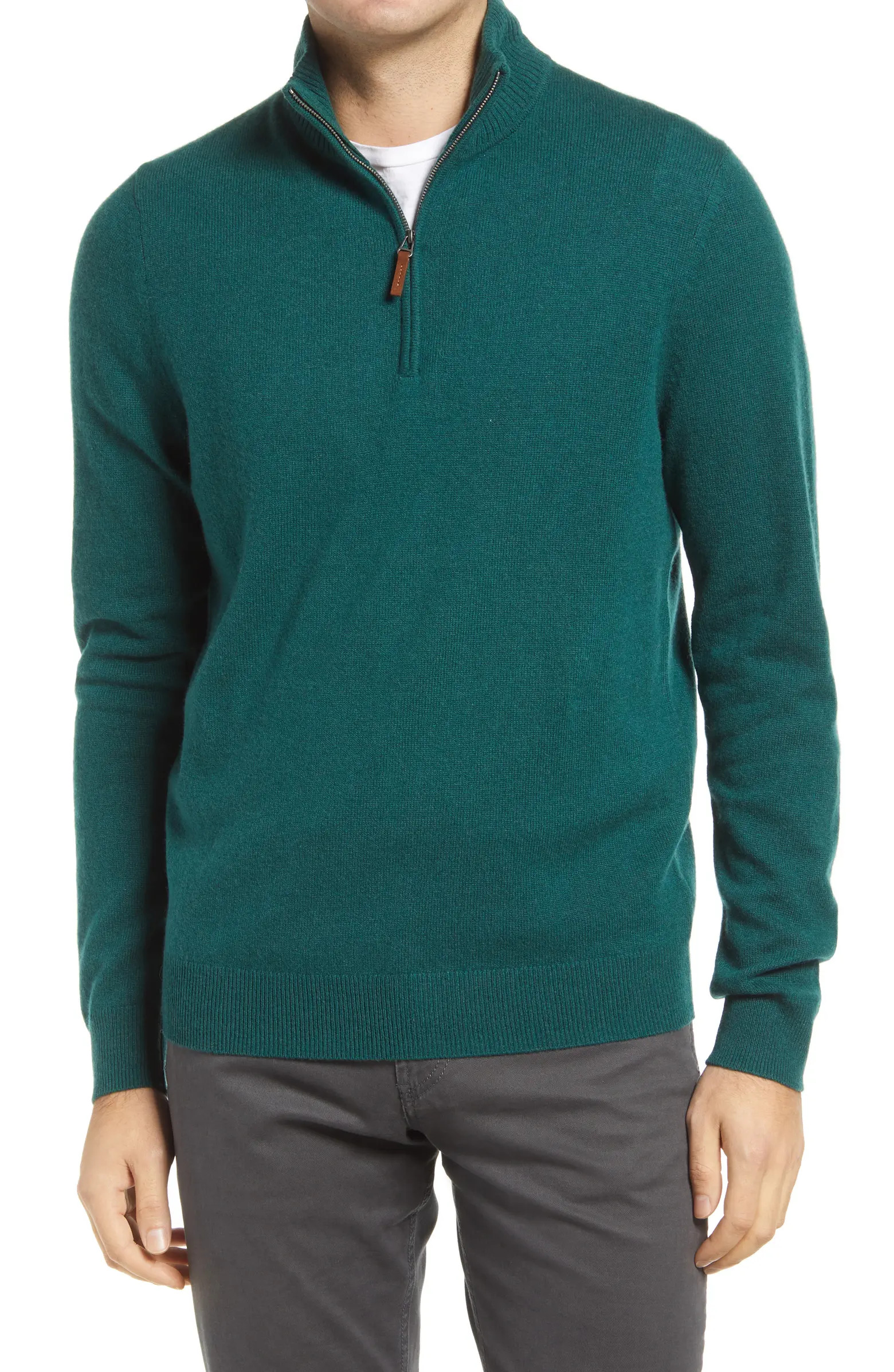 Cashmere Quarter Zip Pullover Sweater | Nordstrom
