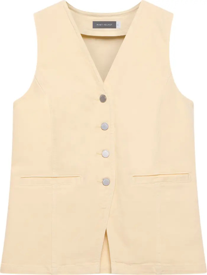 Denim V Neck Waistcoat | Nordstrom