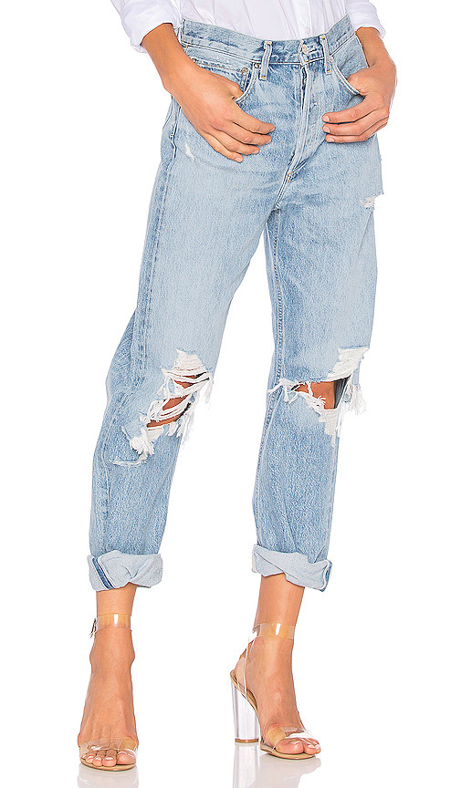 90s Mid Rise Loose Fit in Fall Out | Revolve Clothing (Global)