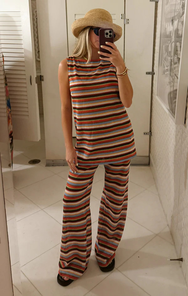 Kenny Pants ~ Sunkissed Stripe Knit | Show Me Your Mumu