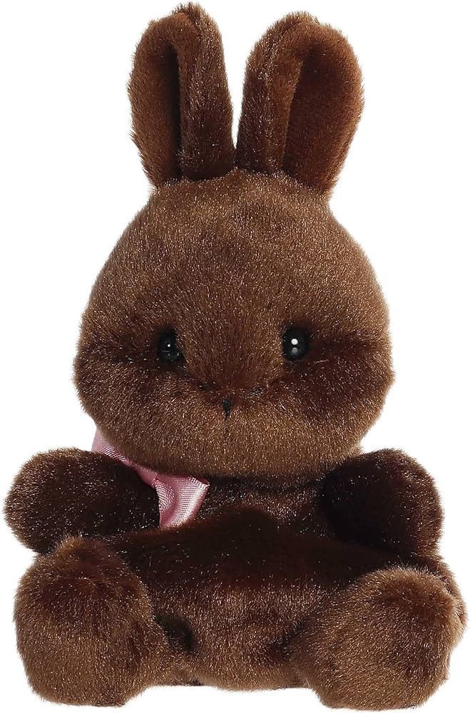 Aurora® Adorable Palm Pals™ Richie Chocolate Bunny Stuffed Animal - Pocket-Sized Play - Collec... | Amazon (US)