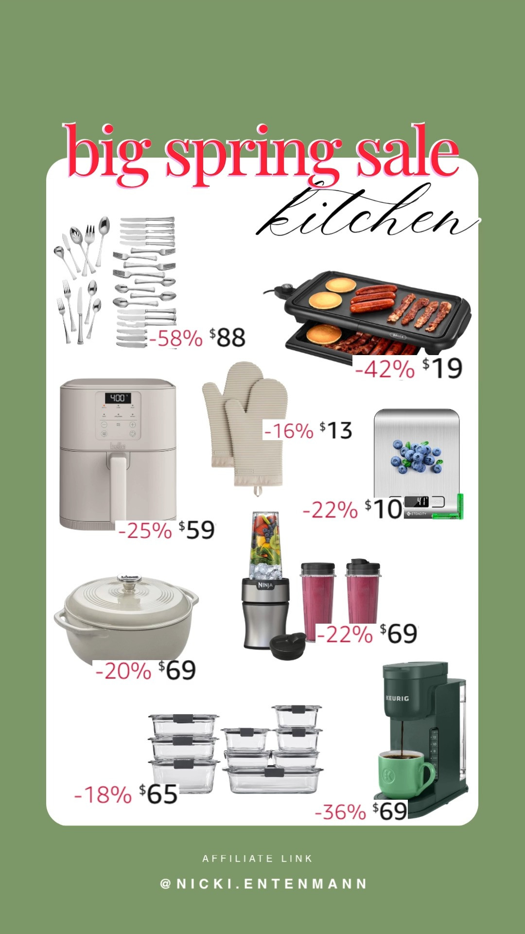 Upgrade your kitchen game with these amazing deals! From blenders to storage containers, find everything you need to create delicious meals. #KitchenDeals #AmazonFinds #HomeEssentials 

 #LTKdayinmylife #LTKHome #LTKSaleAlert