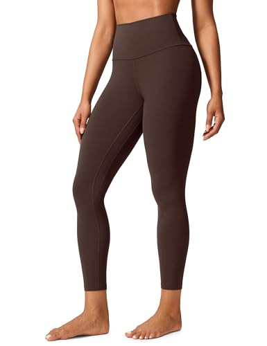 CRZ YOGA Butterlift Workout Leggings 25" - High Waisted Pilates Gym Athletic Womens Yoga Pants Buttery Soft Hot Fudge Brown X-Large | Amazon (US)