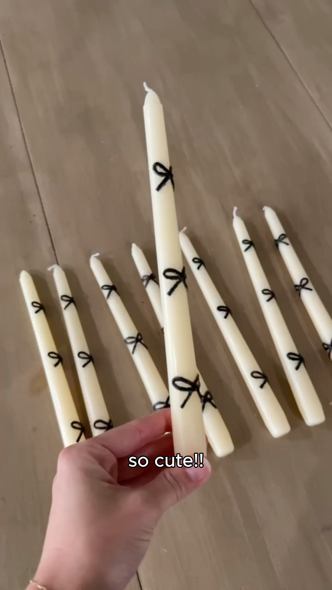 8 bow candles for under $20!! Okay wait this is so cute and so easy! Forming wax strips into bows. Sorted largest for bottom and smallest for top. Used a hairdryer to heat up the wax so I could press them into the candles, and that's it!
Going to make some red ones for Christmas!

#bowcandles #ltkdecor #ltkhome #budgetfriendly

#LTKHoliday