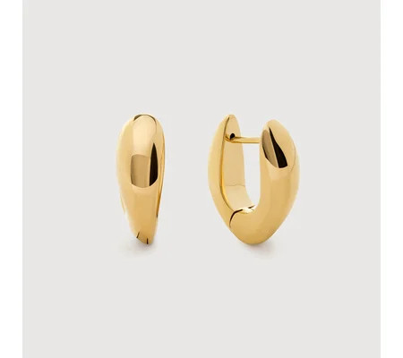 Nura Reef Medium Hoop Earrings | Monica Vinader (Global)