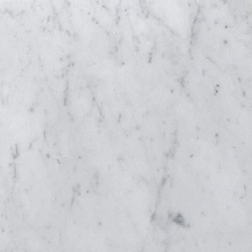 Italian Carrara White Marble HONED 12" X 12" Straight Edge Rectangular Field Tile -50 sq.ft. | Amazon (US)