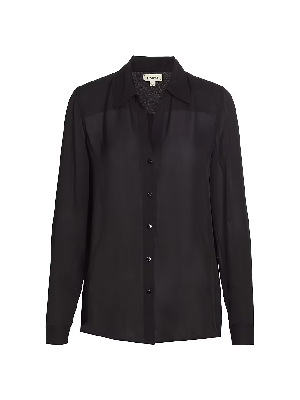 L'AGENCE Nina Silk Blouse | Saks Fifth Avenue