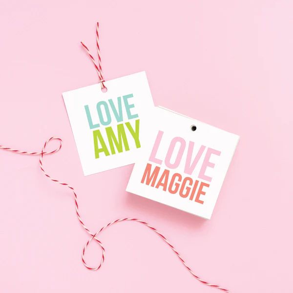 Love Personalized Gift Tag | Joy Creative Shop
