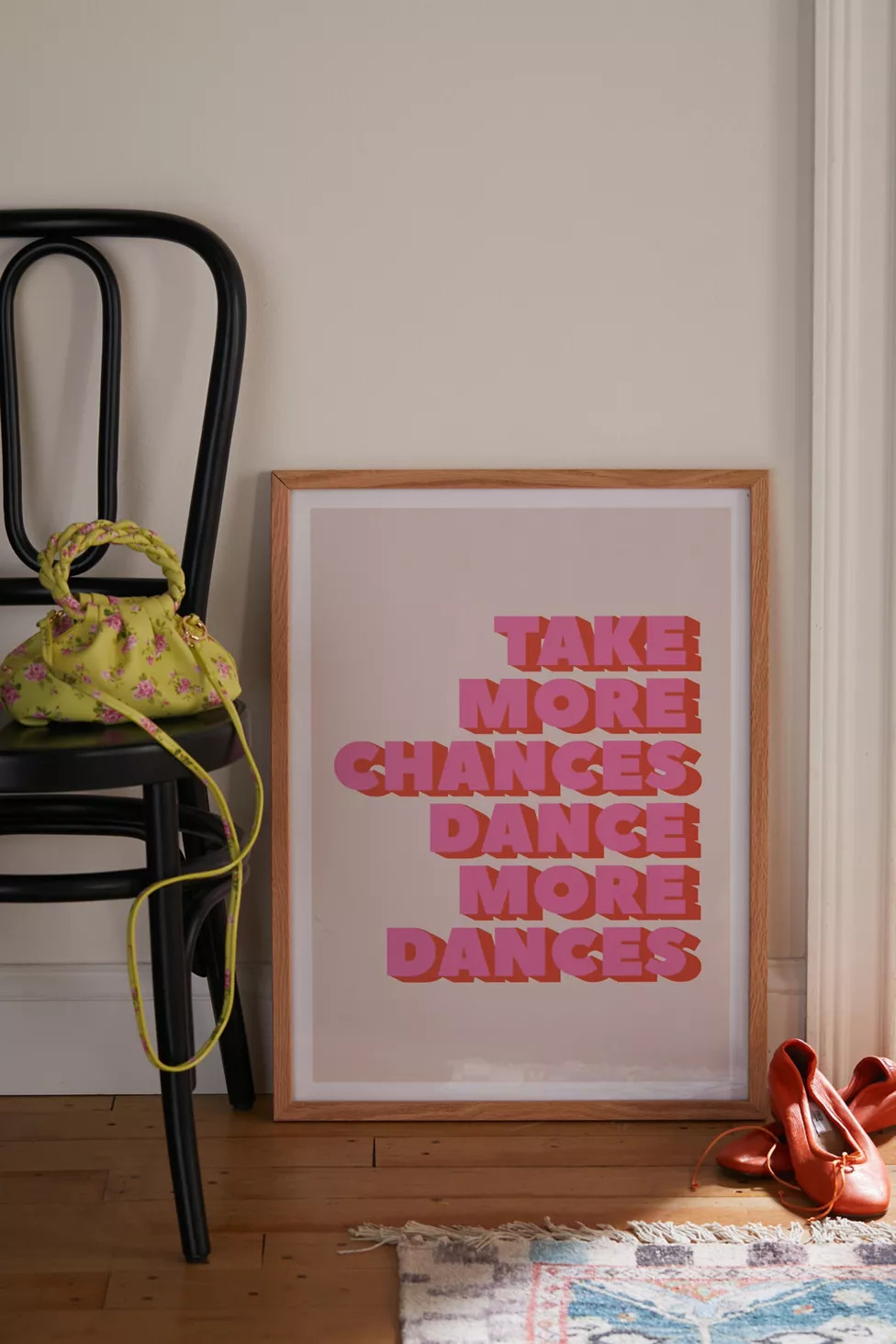 ShowMeMars Take More Chances Dance More Art Print | Urban Outfitters (US and RoW)