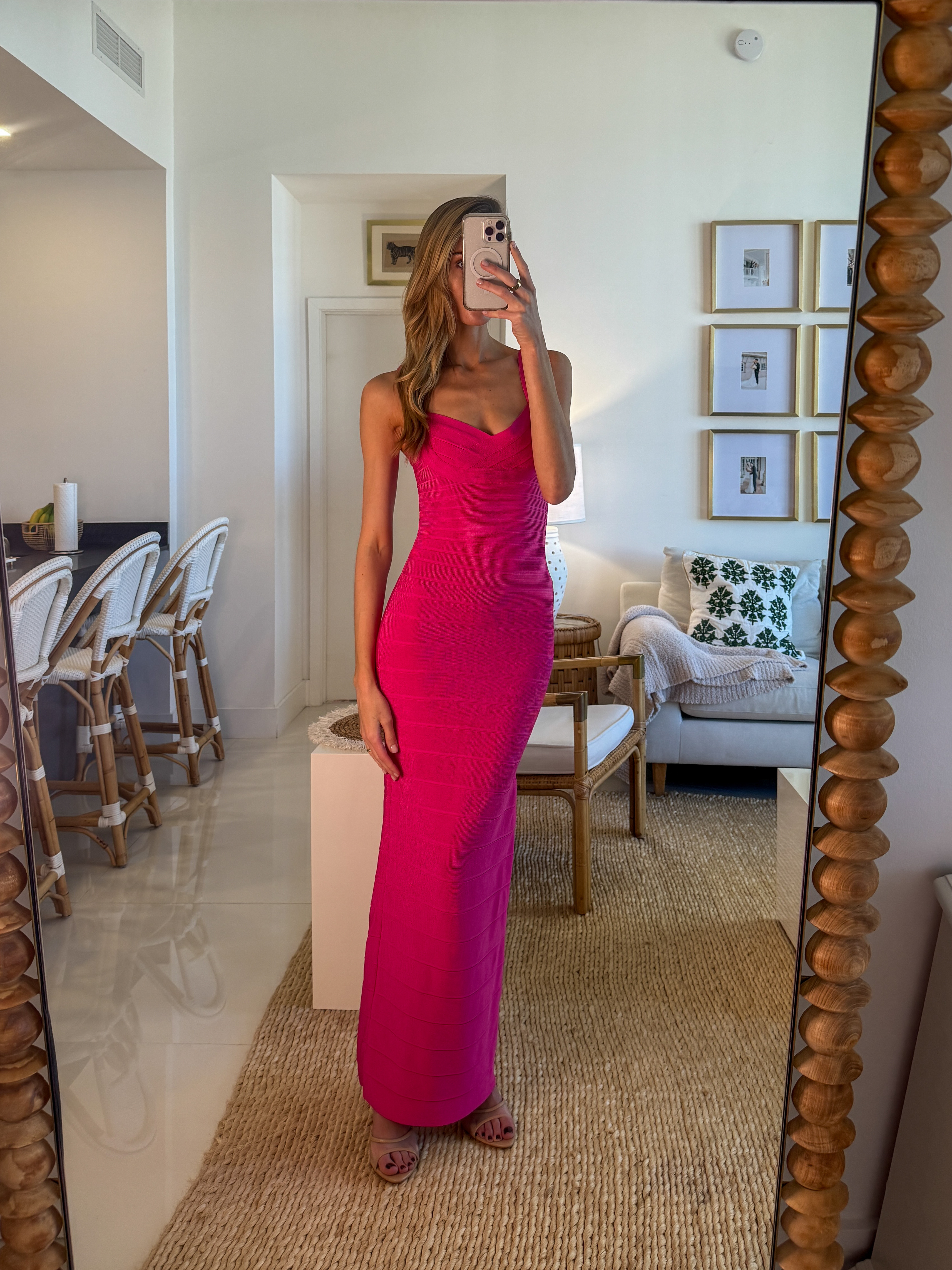 Herve Leger Hot Pink Gown. 💫 Wearing a size S. I'm 5'10" for reference. Tags: herve leger hot pink gown, herve leger fuchsia gown, herve leger bandage gown, herve leger bandage dress, herve leger dress dupe, herve leger dress dupes, herve leger hot pink dress dupe, herve leger pink dress dupe, hot pink maxi dress, fuchsia maxi dress, hot pink bandage dress, hot pink formal dress, hot pink wedding guest dress, hot pink bodycon maxi dress, hot pink gala dress, hot pink evening gown, v neck bandage gown, summer wedding guest dress, black tie dress, fuschia formal dress. hot pink bridesmaid dress, fuschia bridesmaid dress