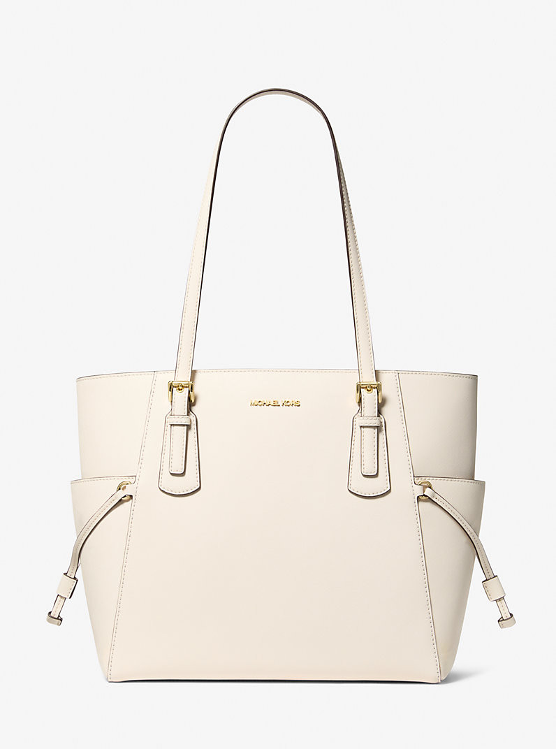 Voyager Large Saffiano Leather Tote Bag | Michael Kors US