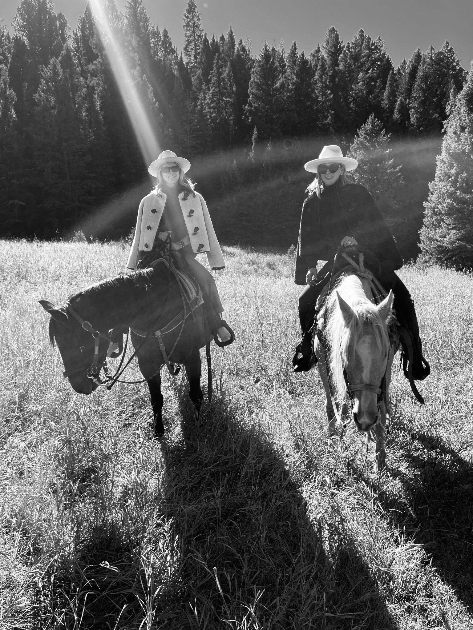 What we wore for horse back riding at big sky Montana girls trip