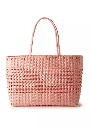 Crown & Ivy™ Woven Solid Color Beach Bag | Belk