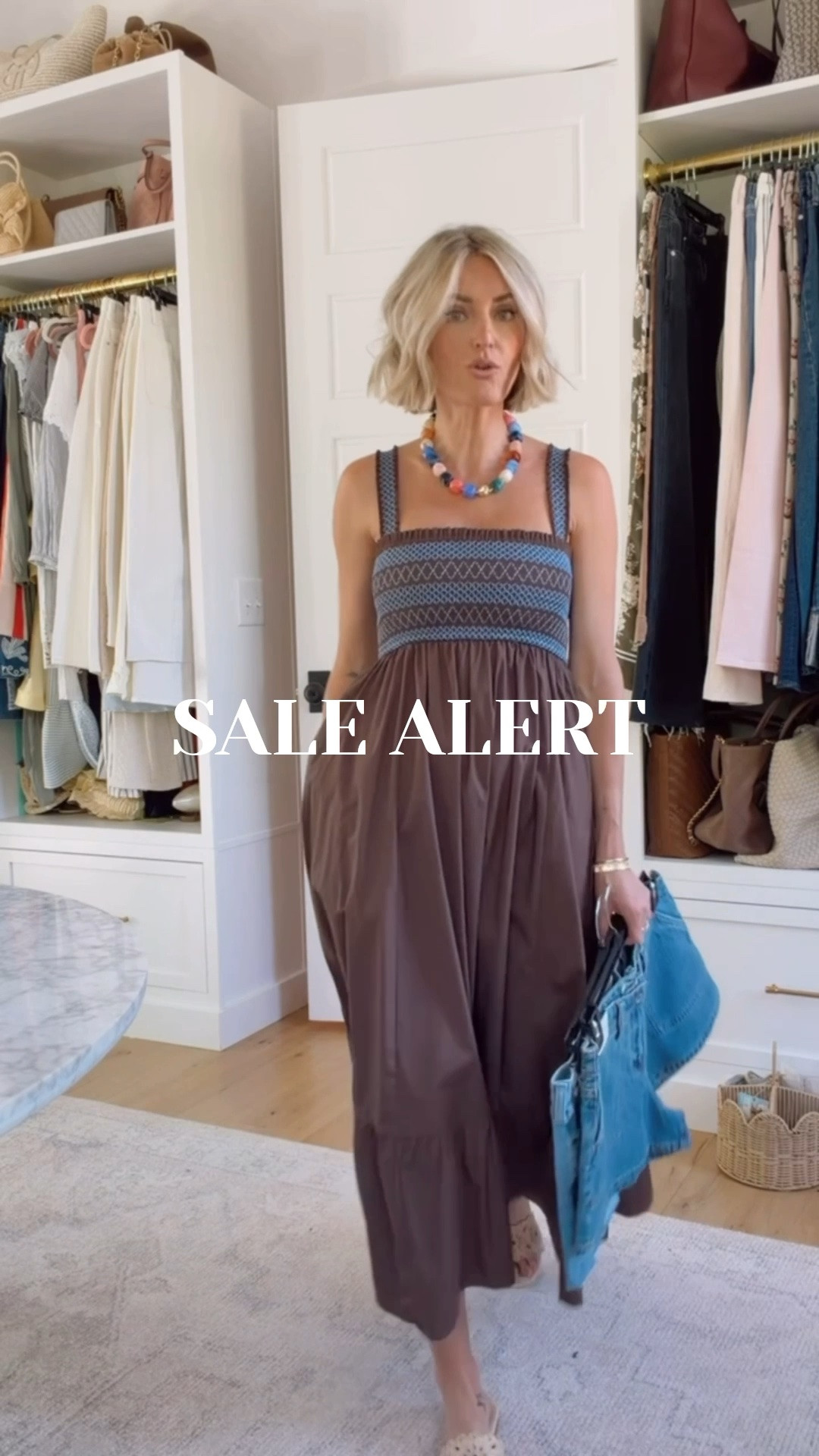 Okay I am in love with the blue threading on this brown dress! I also got two pairs of shorts in from Abercrombie and am loving these as well. 10/10 quality all around you guys! And currently all on sale! Wearing S & got 27 shorts

Loverly grey, Abercrombie denim shorts, smocked brown maxi dress, sale dress for women, affordable spring summer dresses, clearance women dress, vacation resort wear style inspo

#LTKSaleAlert #LTKTravel #LTKSeasonal